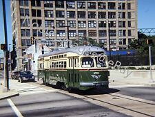 1995 SEPTA PCC 2732 Trolley Philadelphia Urban Decay 36th St. Kodachrome Slide picture