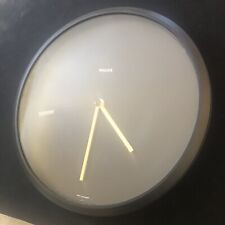 Rare 1980s Philips Wall Clock - HR 5676 - West Germany - Minimalist - Bauhaus picture