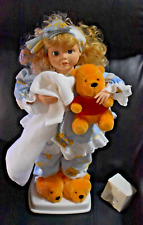 Vtg Telco Winnie the Pooh Animated Motion Doll Girl Rare With Power Cord WORKS  picture