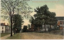 Corning New York 3rd Street East Dirt Road Houses Antique RPO Postcard 1909 picture