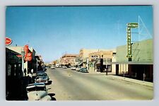 Las Cruces NM-New Mexico, Scenic View Of Town Area, Antique, Vintage Postcard picture