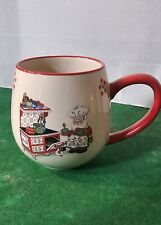 Temptations Tara Christmas HOLIDAY Old Fashioned Kitchen Stove 14 Oz. Cup Mug picture