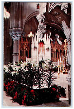 c1960's Interior Easter Cathedral of the Sacred Heart Newark NJ Vintage Postcard picture