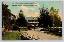 Pleasure Drive National Soldiers Home Milwaukee Wisconsin Posted 1913 picture