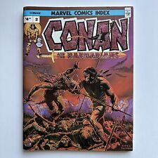 Marvel Comics Index #2 Conan And The Barbarians 1976 Tim Conrad picture