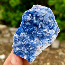 129G Rare Transparent Blue Cube Fluorite Mineral Crystal Specimen/China picture