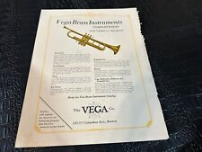 VINTAGE MAGAZINE AD #A062- 1920s - MUSICAL INSTRUMENTS - VEGA BRASS picture