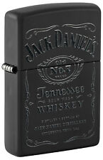 Zippo Jack Daniel'sÂ® Black Matte Windproof Lighter and Pouch Gift Set, 48460 picture
