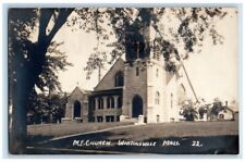 c1918 Methodist Church View Whitinsville Northbridge MA RPPC Photo Postcard picture