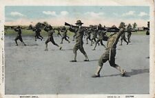 BAYONET DRILL ~ Series #24 - Soldiers Practicing Hand-to-Hand - Passed by Censor picture