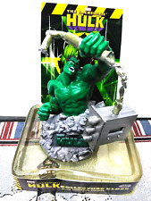The Incredible Hulk Collectors Clock & Lights (needs batteries) w/ stand, no box picture