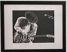 New Framed And Matted 8x10 Color Photo of Guitar Legend Stevie Ray Vaughan picture