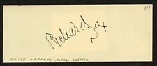 Richard Dix d1949 signed 2x5 autograph on 4-11-48 at Academy Award Theater BAS picture