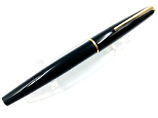 MONTBLANC 14K Gold 585 320 Piston Fountain Pen Black Germany picture