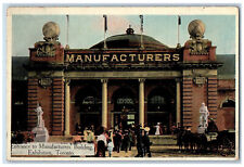 c1920's Entrance to Manufacturers Building Exhibition Toronto Canada Postcard picture