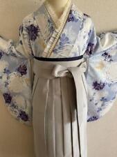 Kimono, retro modern, two-piece sleeve kimono, 2-piece hakama set picture