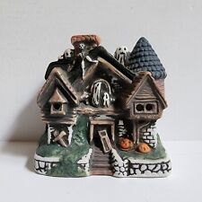 Vintage Halloween Candle Holder Spooky Haunted House Decor Skeleton Ghosts Kmart picture
