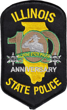 ILLINOIS STATE POLICE SHOULDER PATCH: 100th Anniversary picture