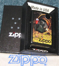 ZIPPO HOLIDAY THANKSGIVING Wild TURKEY  Lighter  80795 ADVERTISER Mint SEALED picture