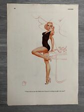 1936 July ESQUIRE MAGAZINE Petty Girl Pin-Up Page (6.0) Favors for the Ladies picture