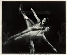 1985 Press Photo Ice Capades Stars Burt Lancon & Tricia Burton in Charlotte picture