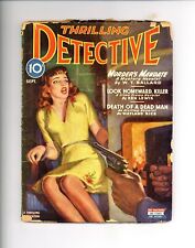Thrilling Detective Pulp Sep 1945 Vol. 56 #3 VG picture
