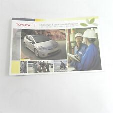 VINTAGE 2009 TOYOTA ENVIRONMENTAL REPORT HIGHLIGHTS BOOK INFORMATION  picture