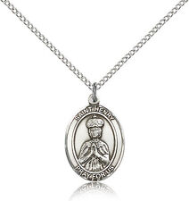 Saint Henry Ii Medal For Women - .925 Sterling Silver Necklace On 18 Chain -... picture