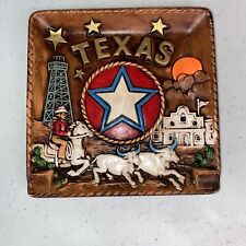 State of Texas vintage square plate/ash tray picture