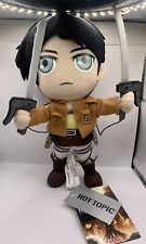 NEW Attack On Titan EREN YEAGER 10” Plush Swords Anime Toy Doll Hot Topic NWT picture