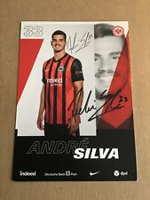 Andre Silva, Portugal 🇵🇹 Eintracht Frankfurt 2020/21 hand signed picture