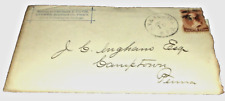 JULY 1886 DELAWARE LACKAWANNA & WESTERN DL&W NEW YORK & ELMIRA RPO  ENVELOPE picture