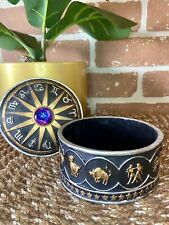 Zodiac Galaxy Ball Eyed Functional Decor Piece Astrology Unique Trinket Box picture