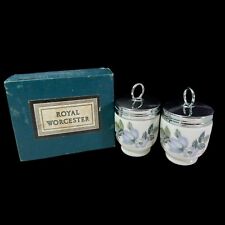 Vintage Royal Worcester Birds Wrens & Insect Egg Coddler England With Box picture