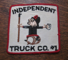 INDEPENDENT TRUCK COMPANY #1 Patch rare MR MAGOO mr. mister vintage old beer picture