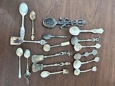 VINTAGE ASSORTED MINIATURE COLLECTIBLE  SPOONS picture