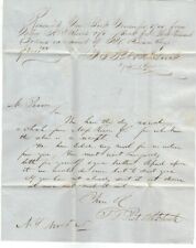 1845 Stampless Cover Letter to R.C. Pearson in Morganton, NC picture