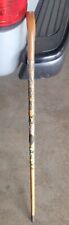 Vintage German Folk Art  Cane /Walking Stick 9 Village Badges Stag Spike Tip 34
