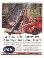 1942 White Trucks: Vital New Artery Industrial Heart Vintage Print Ad picture