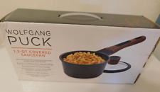 NEW IN FACTORY SEALED BOX WOLFGANG PUCK 1.3 COVERED SAUCEPAN--DIE CAST ALUMINUM picture