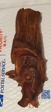 Wooden Spirit Wizard Carving ~ Vintage 'Wells'  ~ See Photos For Details  picture
