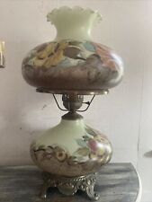 Vintage Hand-Painted Floral GWTW Gone With The Wind 3-Way Table Lamp 24” picture