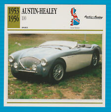 AUSTIN-HEALEY 100 SPORTS CAR 1953-1956 CLASSIC COLLECTOR CARD picture