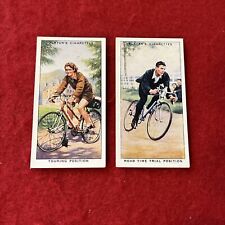 1939 John Player & Sons “CYCLING” Tobacco Card Lot (2)   Both G-VG picture