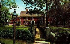Longfellow Wayside Inn Sudbury Massachusetts MA VTG Postcard PM Cambridge c1963 picture