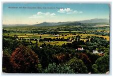 1915 Aerial View Field Moosilauke New Hampshire Hills Bradford Vermont Postcard picture