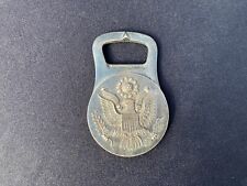 Vintage Christofle France American Seal E Pluribus Unum Bottle opener w Mono picture