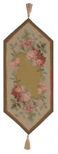 Jacquard Woven - French Floral Roses Small - Tapestry Table Runner 33x14 in picture