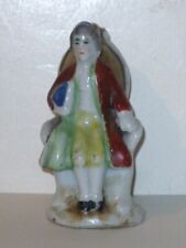 Vintage COLONIAL AMERICAN Figurine Seated with Tri-Corner Hat OCCUPIED JAPAN picture