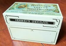 Metal Recipe Box Hershey’s Velvet Sweet Chocolate Vintage  5